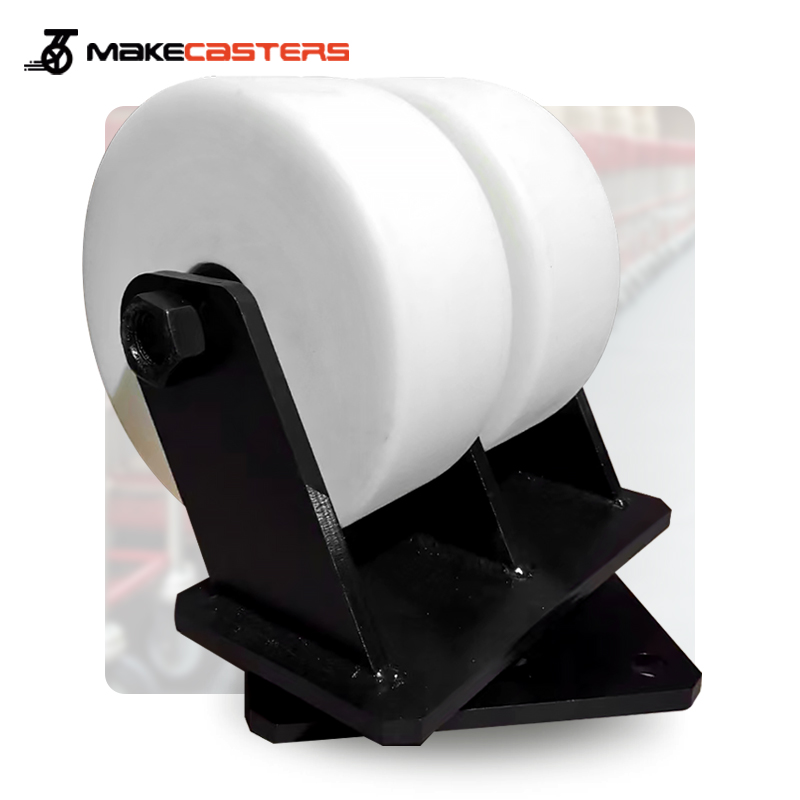 Heavy Duty Caster Wheels Swivel Locking Industrial 6 8 10 12 inch Metal Cast Iron Nylon Shipping Container Twin Wheel Casters nylon